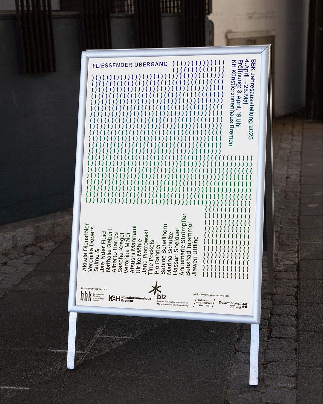 BBK Bremen Jahresausstellung 2025 Poster