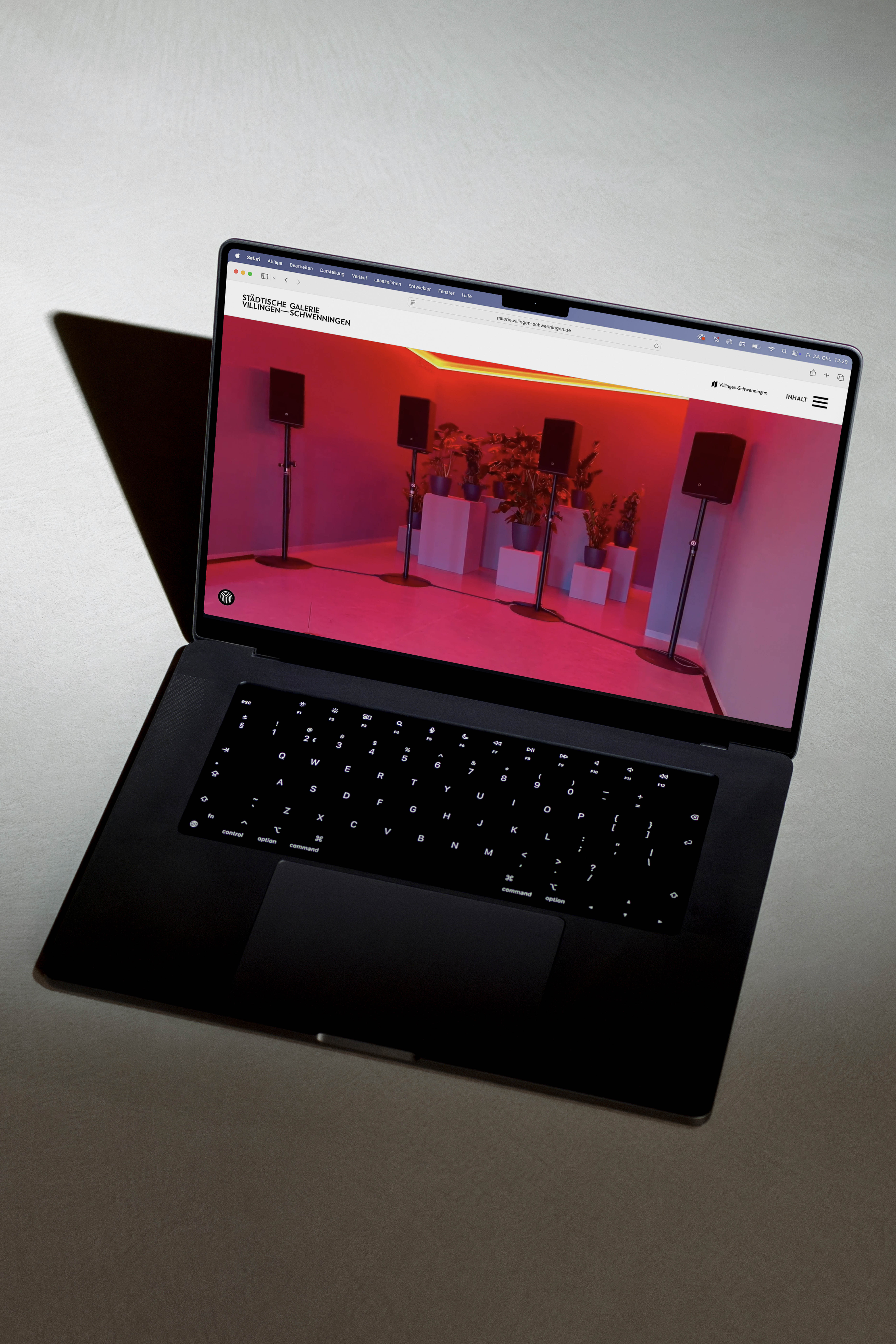 Städtische Galerie Villingen-Schwennigen, Webdesign, Logo-Design